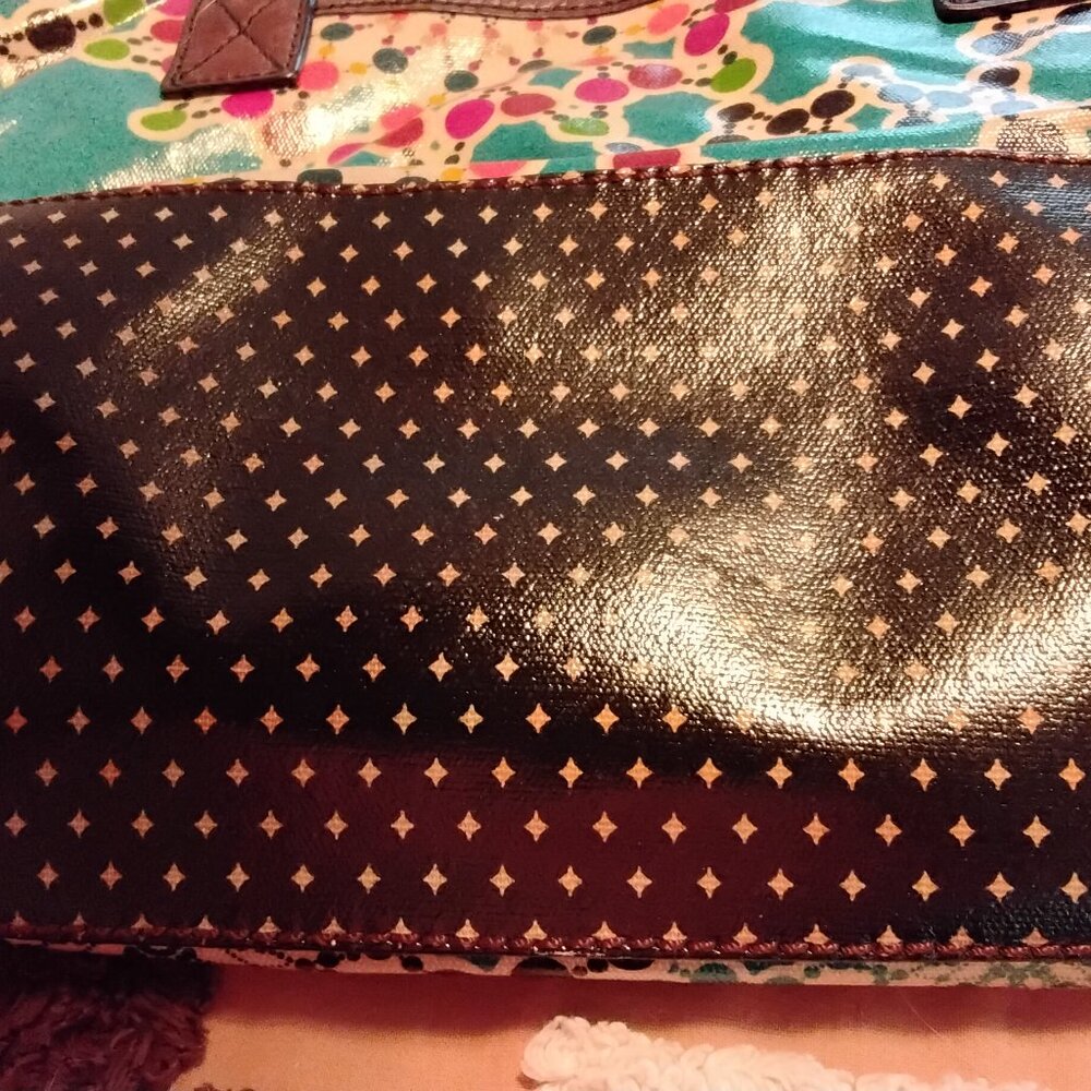 Fossil Key-Per Kaleidoscope Multicolored Tote - image 6